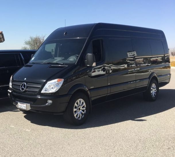 12 PASSENGER MERCEDES BENZ SPRINTER LUXURY LIMO PARTY BUS 1 b344ae39
