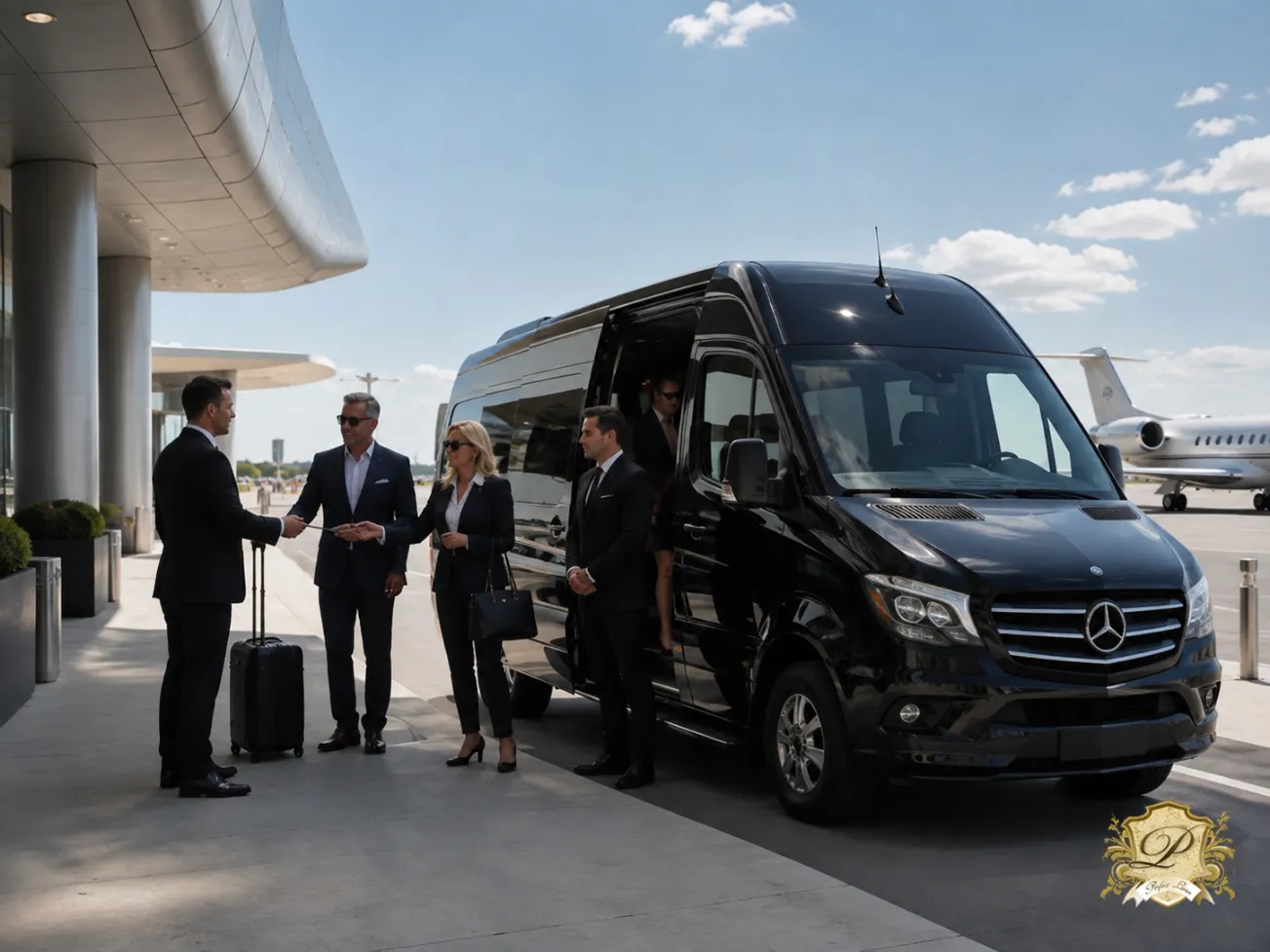 Mercedes Sprinter used for hourly chauffeur service and multi-stop executive business transportation